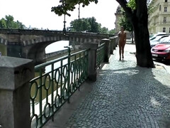 Erotisch, Fetisj, Naakt, Buiten, Openbaar, Tiener