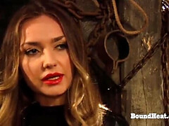 Sadomasochismus, Fesselspiele, Domination, Frau, Lecken, Masturbation, Herrin, Muschi