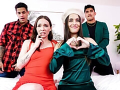 Hot Daisy Pheonix and Tess Thompson at skinny sex