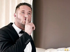 In den arsch, Grosse titten, Blondine, Paar, Doppelpenetration, Realität, Flotter dreier, Ehefrau