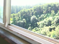 Plage, Noire, Robe, Doigter, Exhib, Embrassement, Pov, Public