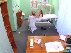 Amateur, Culo, Lamidas, Enfermera, Oficina, Coño, Uniforme, Voyeur