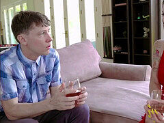 super hot Busty Brunette milf entices Teen- Melissa Lynn