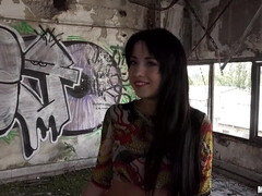 素人, お尻, 茶髪の, お金, ハメ撮り, 公共, ロシア人, オッパイの