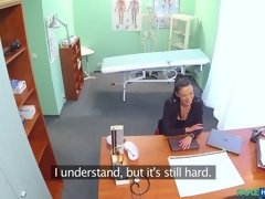 Arschlecken, Blasen, Arzt, Hundestellung, Handjob, Büro, Muschi, Uniform