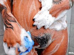 Schwarz, Kehlenfick, Hundestellung, Aufs gesicht abspritzen, Handjob, Hardcore, Masturbation, Nass