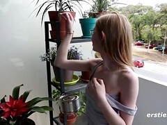 Amateur, Rubia, Linda, Alemán, Peludo, Masturbación, Pequeña, Solo