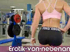 Collège université, Allemand, Petite amie, Fait maison, Petite femme, Maigrichonne, Adolescente, Plan cul à trois