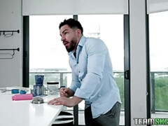 Culo, Negro, Condón, Estilo perrito, Interracial, Pov, Hilo dental, Tetas