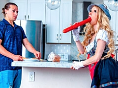 Grote lul, Blond, Pijpbeurt, Schattig, Hondjeshouding, Flexibiel, Klein