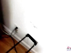 18, 面接, デカパイ, ブロンド, 衣服着たままセックス, 共学, ガリガリ, オッパイの