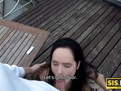 Mamada, Hermano, Hd, Al aire libre, Realidad, Ruso, Fumando, Adolescente