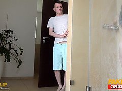 デカ尻, 大学生, バック, オーガズム, 小柄, オマンコ, 叫ぶ, オッパイの