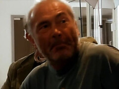 Blondine, Blasen, Doppelpenetration, Grossvater, Gruppe, Hardcore, Hd, Muschi