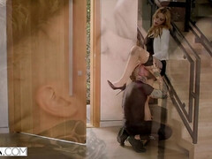 Tussi, Grosser schwanz, Blasen, Kompilation, Lecken, Lingerie, Natürlichen titten, Flotter dreier