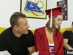 In den arsch, Tussi, Blondine, Besamung, Spermaladung, Aufs gesicht abspritzen, Hardcore