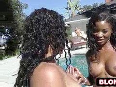 Negro, Mamada, Morena, Ébano, Ffm, Tatuaje, Trio