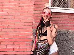 Vagina fuck, dark haired, small tits