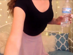 Hd, Masturbatie, Roodharige vrouw, Alleen, Tieten likken, Speelgoed, Webcamera