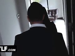 Black MILF StepMom & Black Teen StepDaughter Bang White Boyfriend