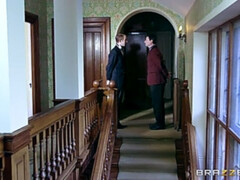 Grote mammen, Zwart, Pijpbeurt, Bedriegen, Stel, Man die toekijkt, Gezichtspunt, Vrouw