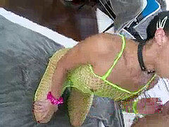 Anal, Sucer une bite, Éjaculation interne, Noir ébène, Bâillonner, Petite femme