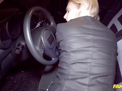 Cul, Blonde, Voiture, Habillées, Tchèque, Hard, Pov, Chatte