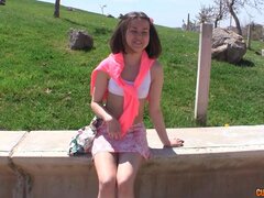 Innocent cutie wants to have her ass stretched out