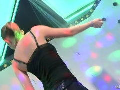 Habillées, Dansant, Interracial, Lesbienne, Fête, Satin, Echangistes, Mouillée