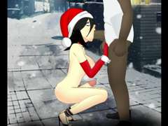 SDT Christmas Futa - Rukia Kuchiki (Bleach)
