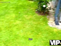 ブロンド, チェコ, Hd, アウトドア, ピグテール, 剃毛, オッパイの, 妻