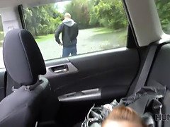 Blasen, Gehörnter ehemann, Tschechisch, Lecken, Geld, Im freien, Pov, Realität
