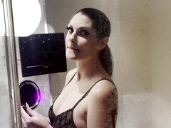 Cul, Derrière les coulisses, Noire, Sucer une bite, En levrette, Hôtel, Pov, Nénés