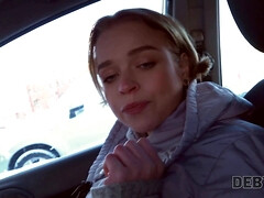 Nik Rock's debt collector desires a hot blonde teen with a shaved pussy