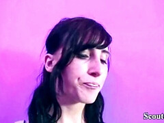 Cul, Faciale, Allemand, Argent, Public, Lécher le sphincter, Adolescente