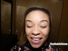 wow black n asian flipina blue eyed freak loves her bbc stretch3x - Big dick