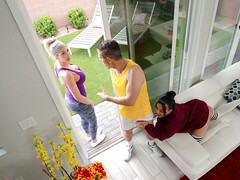 お尻, カップル, チン, 眼鏡, Hd, 母, 剃毛, いじめ