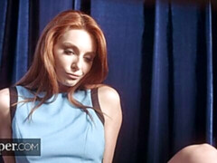 お尻, フェラチオ, 異人種間, キス, なめる, 自然山雀, 赤毛, ティーン