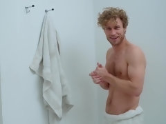 Blondine, Blasen, Füsse, Natürlichen titten, Flotter dreier