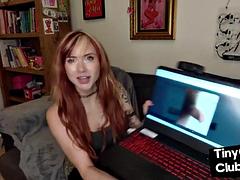 Botas, Dominacion femenina, Fetiche, Lencería, Pelirrojo, Strapon, Tatuaje, Tetas