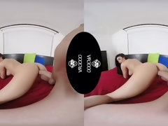 Gros seins, Sucer une bite, Brunette brune, Hd, Pov, Nénés