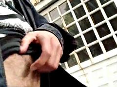 Enthousiasteling, Homo, Harig, Handbeurt, Latijnse vrouw, Masturbatie, Buiten, Alleen