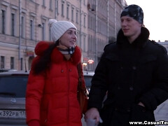 Casual fuck with pussy cumshot