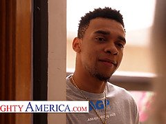 Kont, Zwart, Jonge meid, Lul, Hd, Interraciaal, Strak, Tieten likken