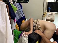 Amateur, Morena, Pareja, Latina, Adolescente, Juguetes