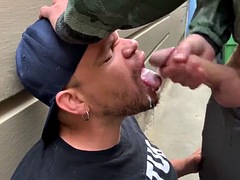 Leie, Grosser schwanz, Blasen, Schwul, Hardcore, Latina