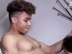 Veronica and RJ's Amateur Kiss in a Brunette Romance