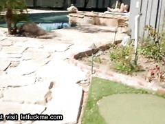 Kont, Grote lul, Dichtbij, Dochter, Hd, Gezichtspunt, Kut duiken, Tiener