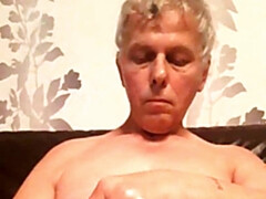 Old Gay extreme fun with his dick