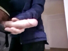 A boy demonstrates a sausage to an unacquainted marvelous damsel